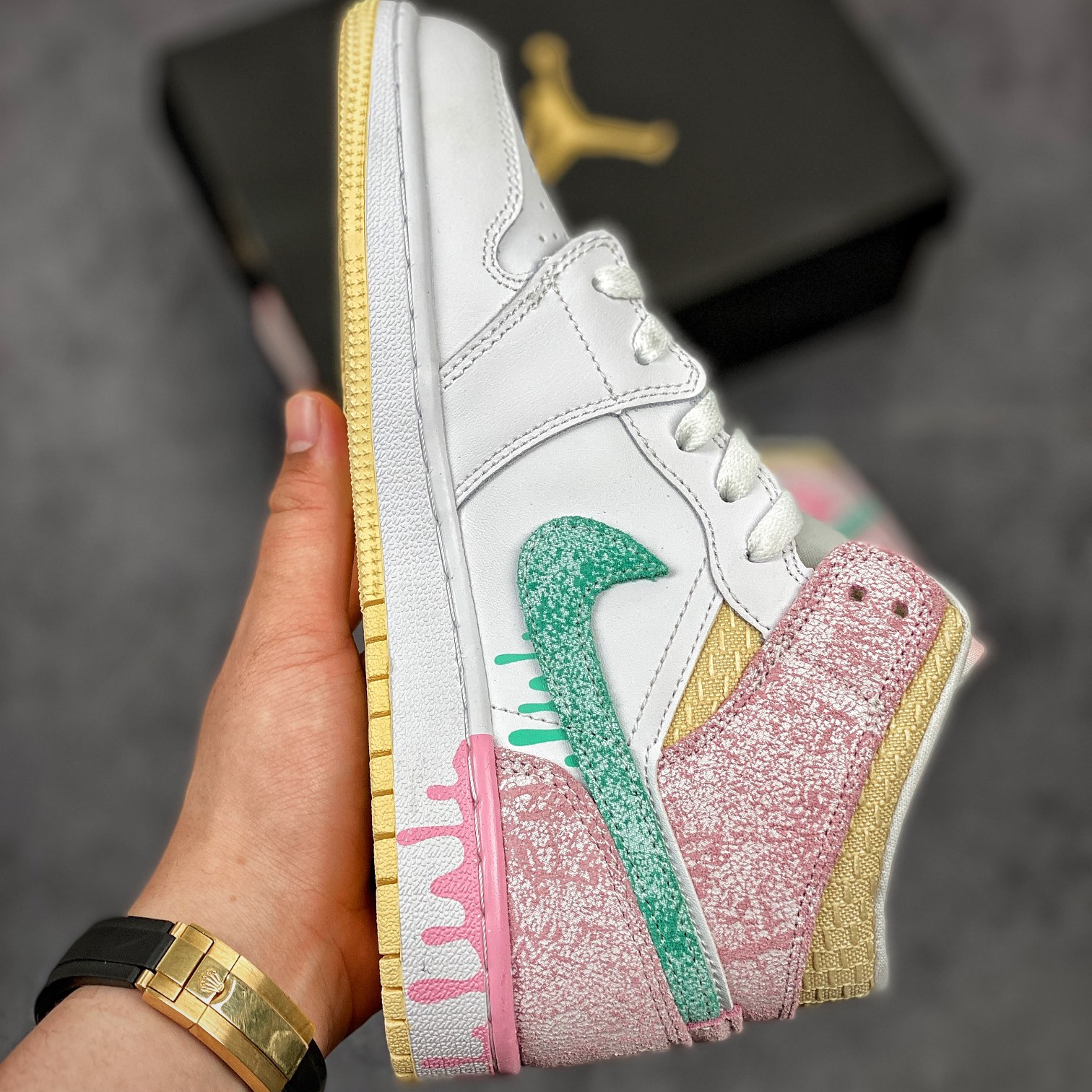 Air Jordan 1 Mid Leisure Board Shoes EU36-EU47.5/ US4-US13