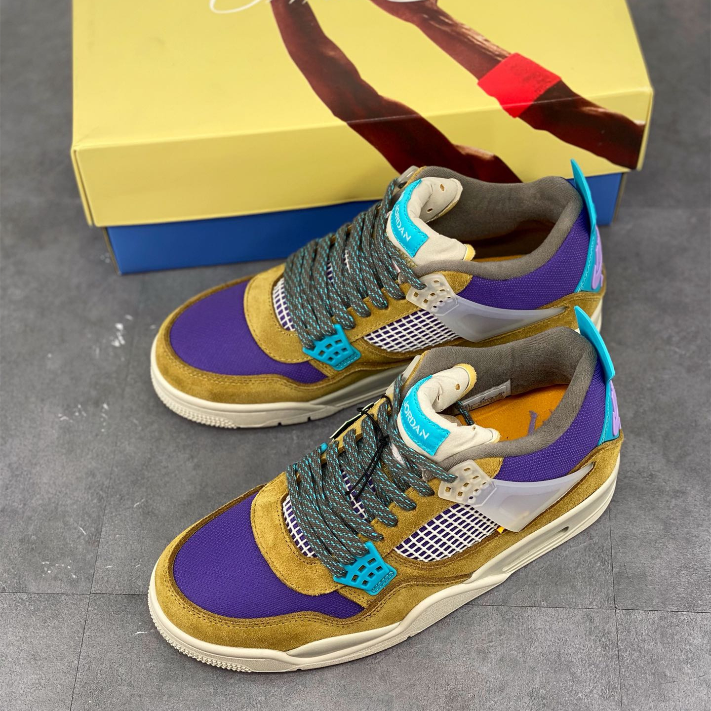 Air Jordan 4 SP Desert Moss Basketball Shoes Size:EU36-EU47