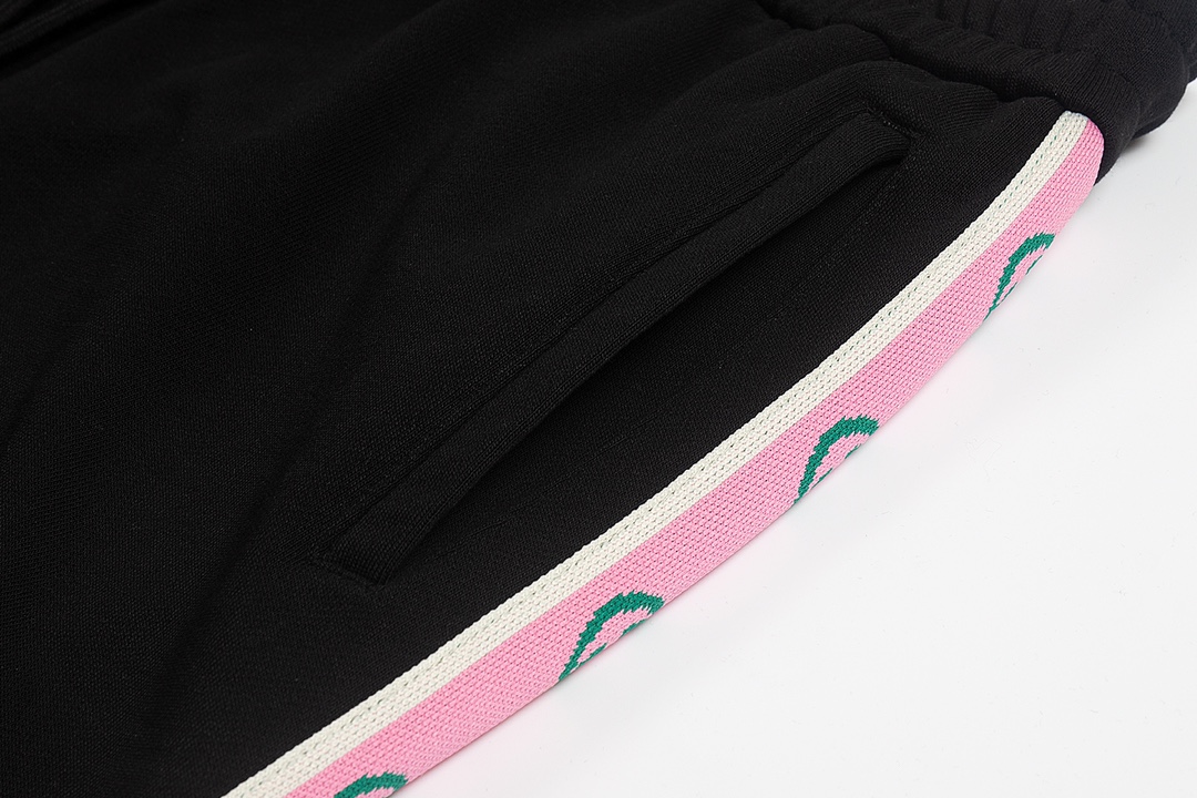 2022ss Men's Black Shorts