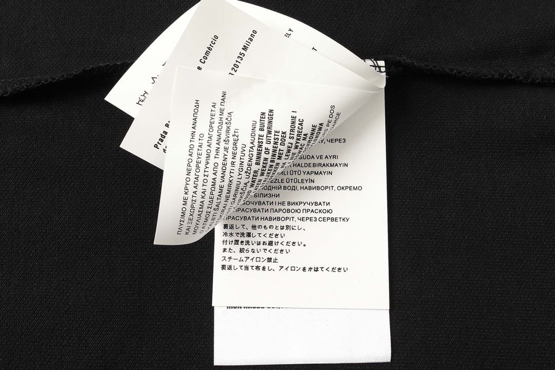 2022ss Men's Polo Black Shirt