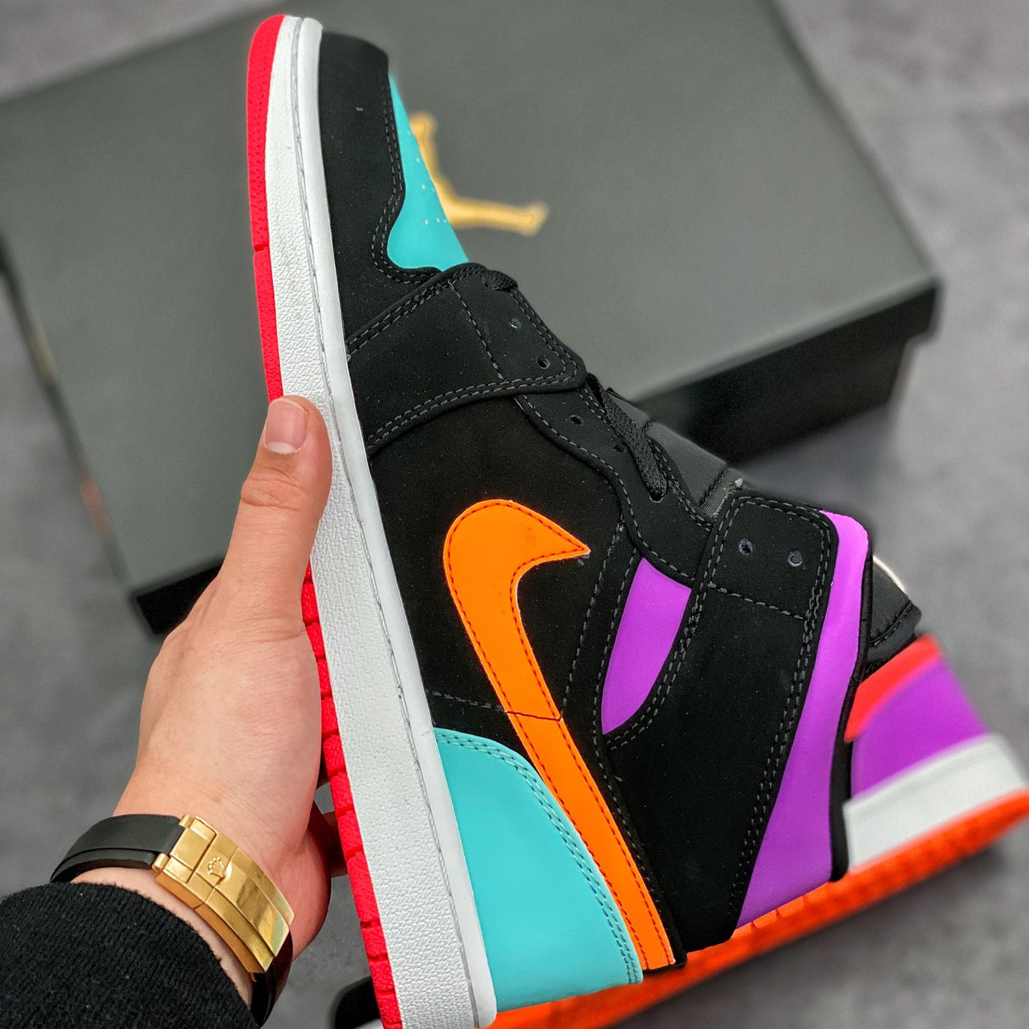 Air Jordan 1 Mid Leisure Board Shoes EU36-EU47.5/ US4-US13