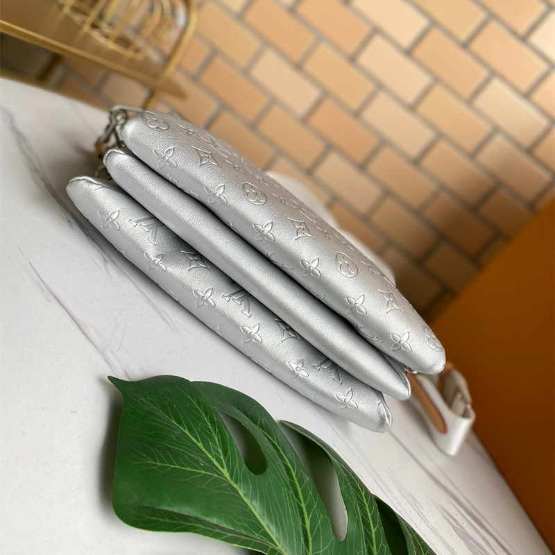 Coussin Small Bag Silver Size 26*20*12cm