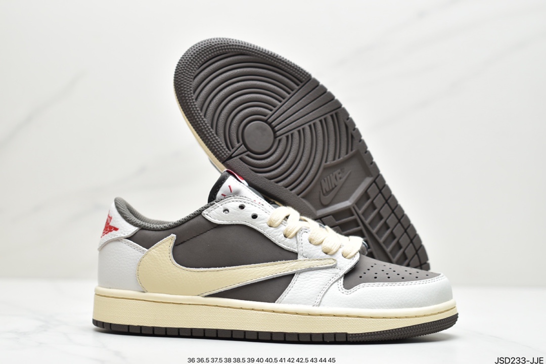travis scott x air jordan aj1 low qx Sport casual shoes Size:EU36-EU45