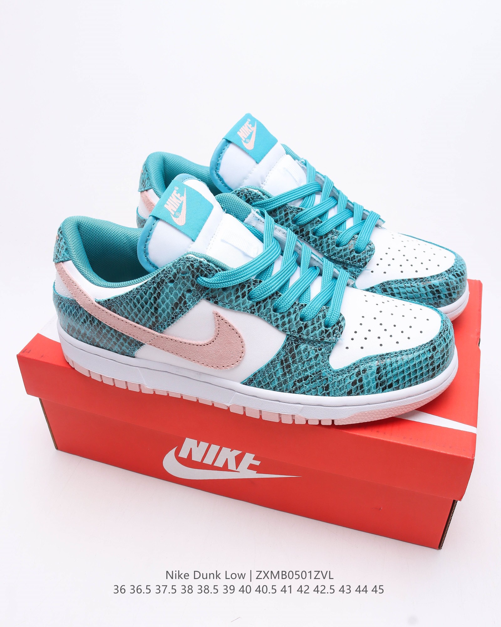 Sb dunk low snake skin casual shoes Size:EU36-EU45