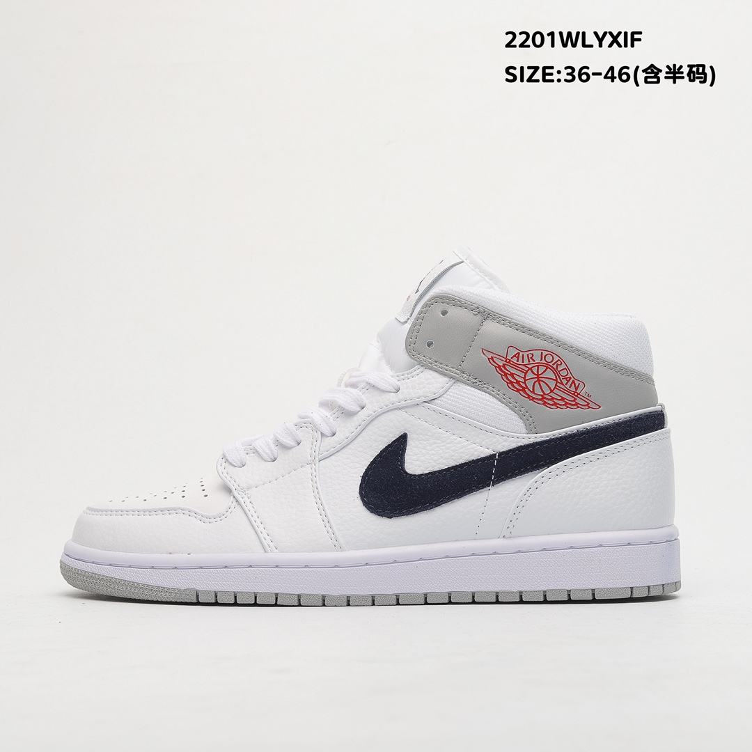 air jordan 1 mid wmns jordan brand Sport casual shoes Size：EU36-EU46