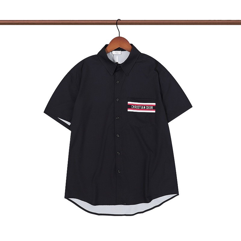 2022ss Men's Black / White T-Shirt