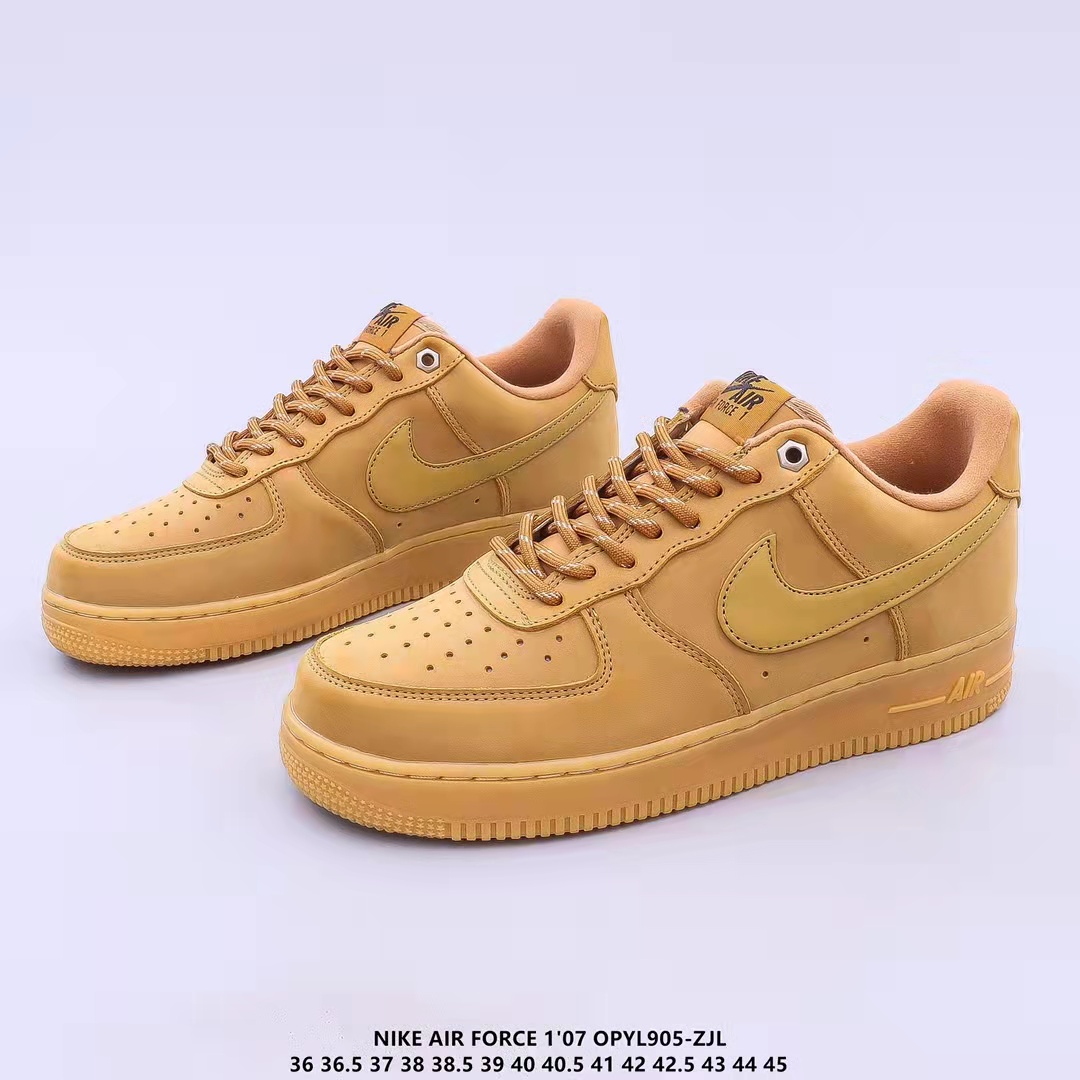 Air Force 1 LOW 07 LV8:Wheat/Flax CJ9179-200 SIZE:EU36-EU45