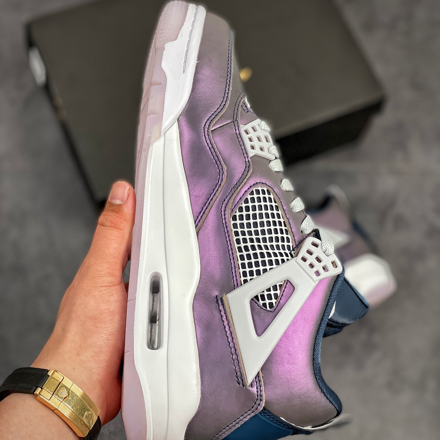 Air Jordan 4 “Monsoon Blue” Basketball Shoes Size:EU36-EU46