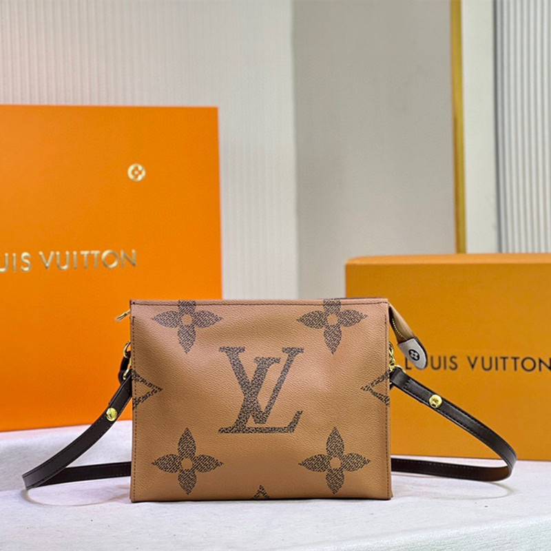 Classic Old Flower Clutch bag Toiletry Bag