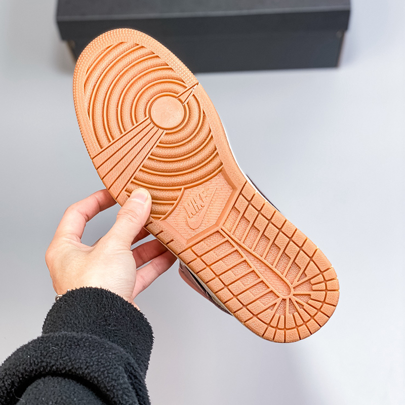 air jordan 1 mid tanred beans aj1 Sport casual shoes Size:EU36-EU45