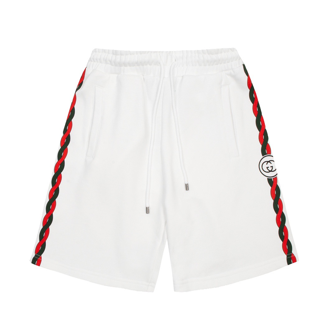 2022ss Men's White Shorts