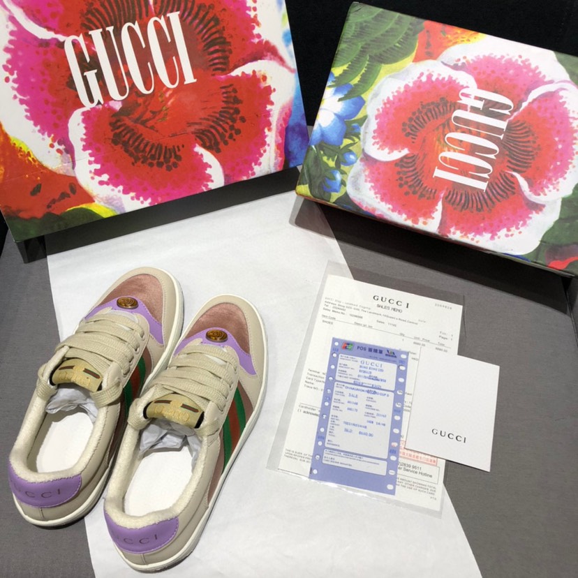 Screener Leather Sneakers Size:EU34-EU44