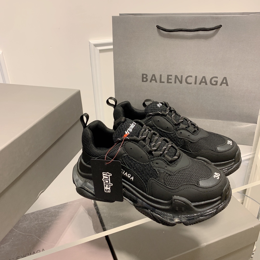 Triple S Clear Sole Women's Shoes Size:EU35-EU42