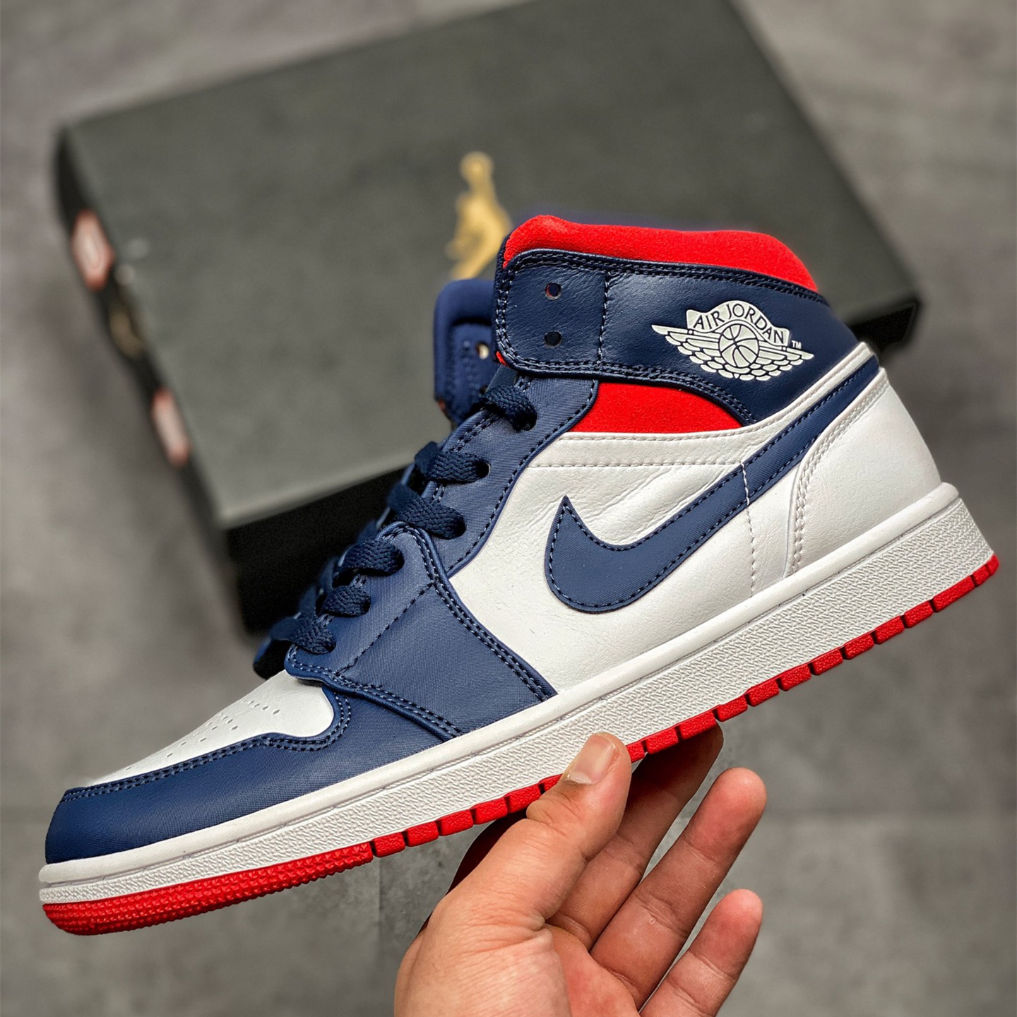 Air Jordan 1 Mid Leisure Board Shoes EU36-EU47.5/ US4-US13