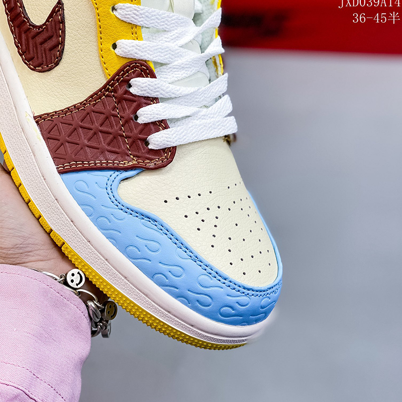 maison chateau x ai jordan 1 mid aj1 casual shoes Size:EU36-EU46