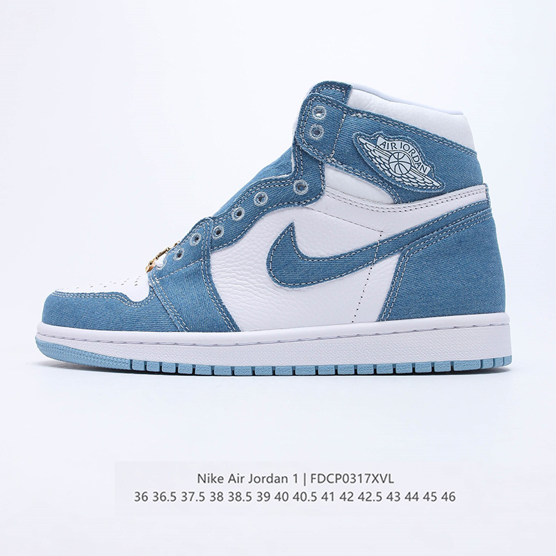 air jordan 1 high og wmns “denim” casual shoes Size：EU36-EU46