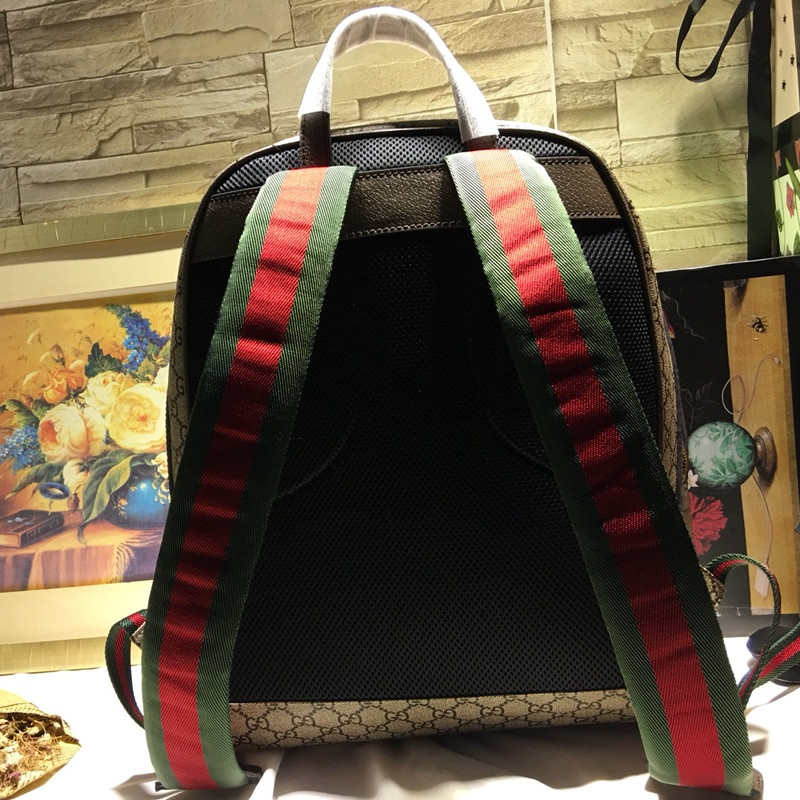 Insect Print Canvas Backpack Men's Shoulder Backpack Size 31.5*41*14.5cm