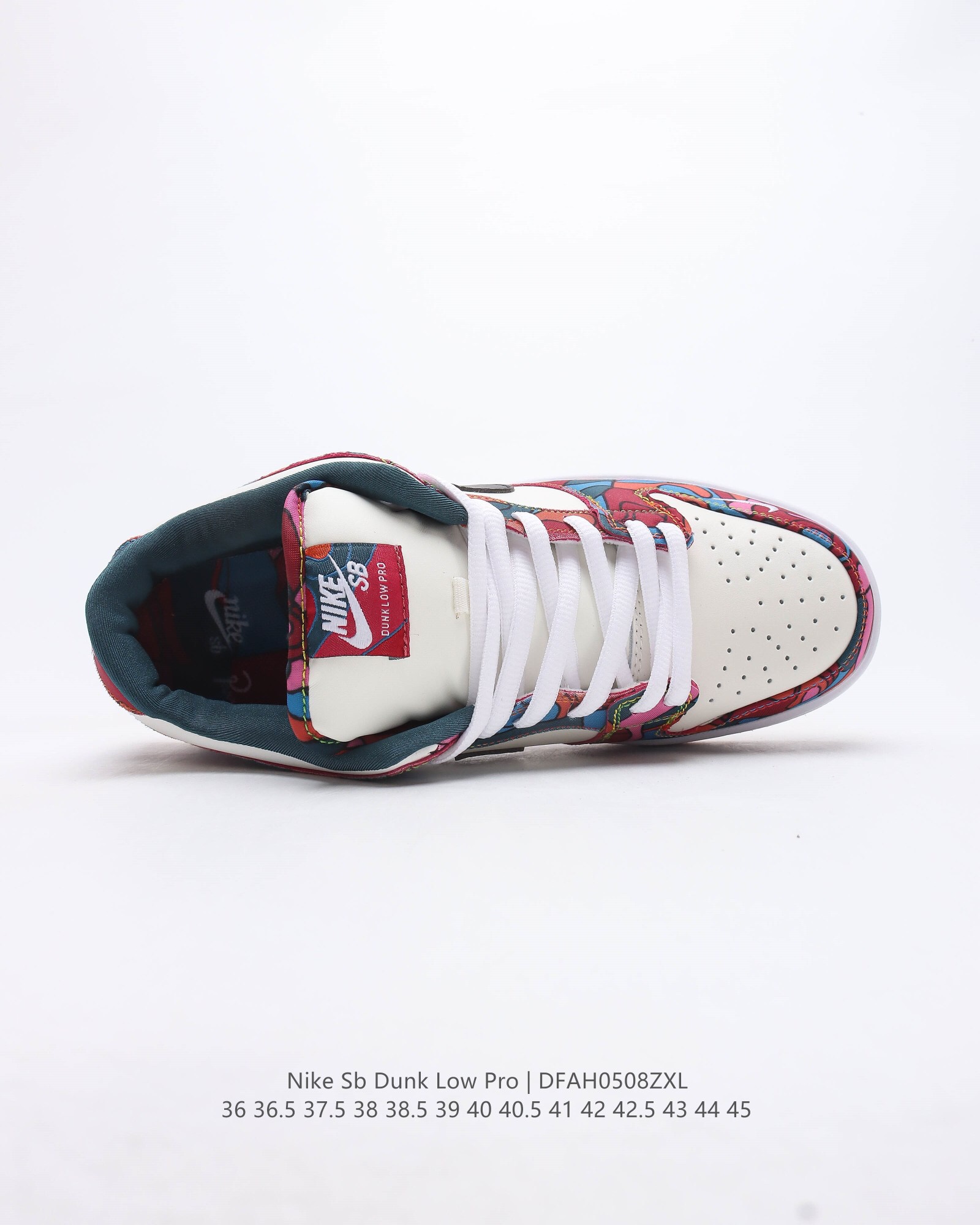 Parra sb dunk low abstract art casual shoes Size:EU36-EU45
