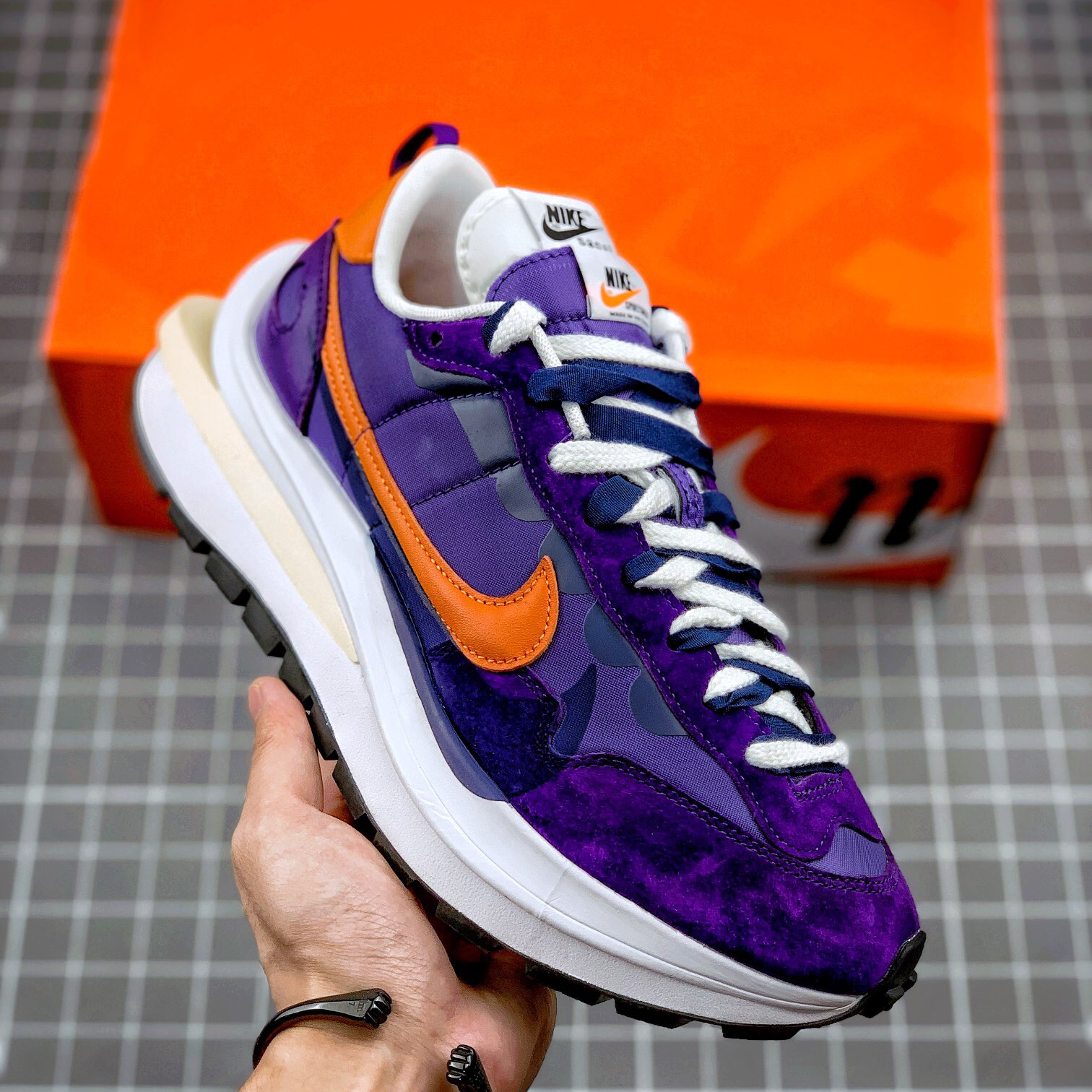 sacai x nk vaporwaffle 3.0 “ royal fuchsia ” shoes EU36-EU45