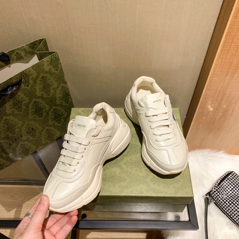 Rhyton Leather Sneakers Size:EU35-EU44