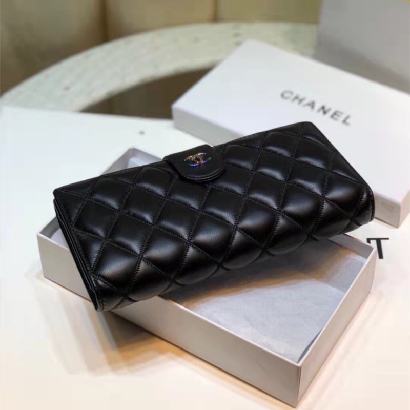 Women's Black Classic Wallet Size 20*10cm