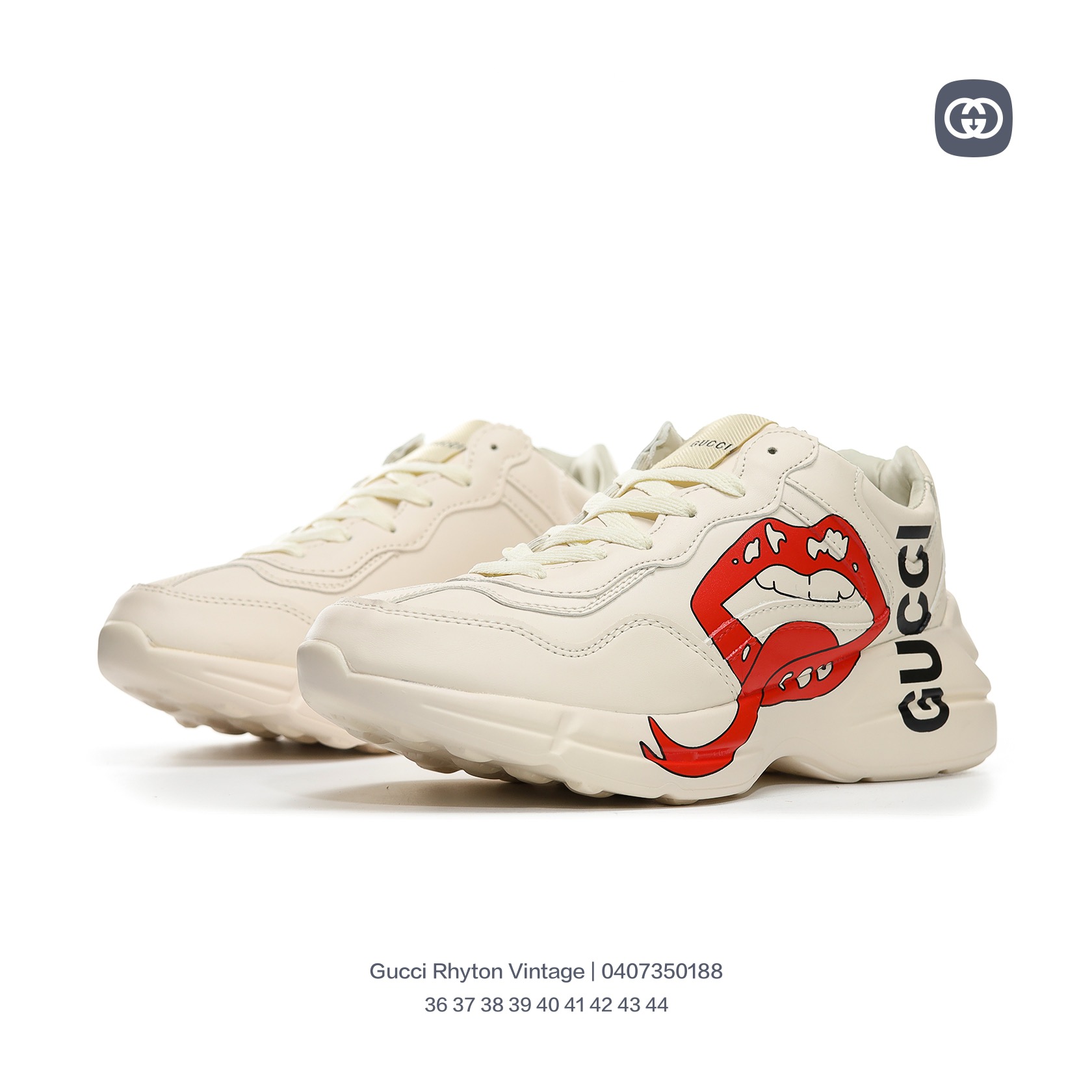 Rhyton Leather Sneakers Size:EU35-EU44