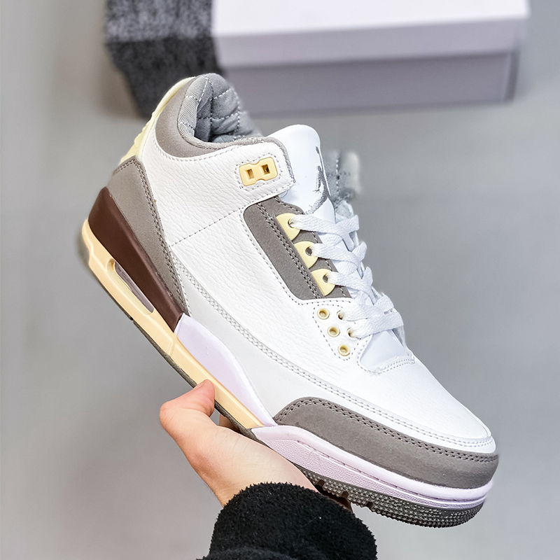 Air jordan 3 rust pink aj3 casual shoes Size:EU36-EU47