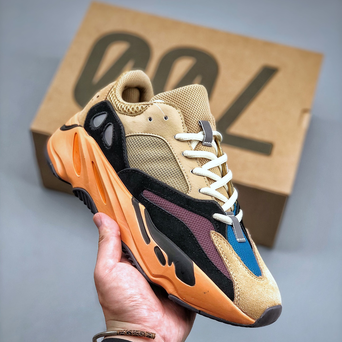Yeezy Boost 700V1 Reflective Running Shoes 3M EU36-EU47 / US3.5-US12