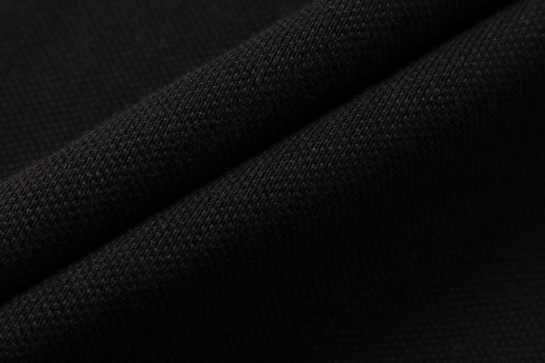 2022ss Men's Polo Black Shirt