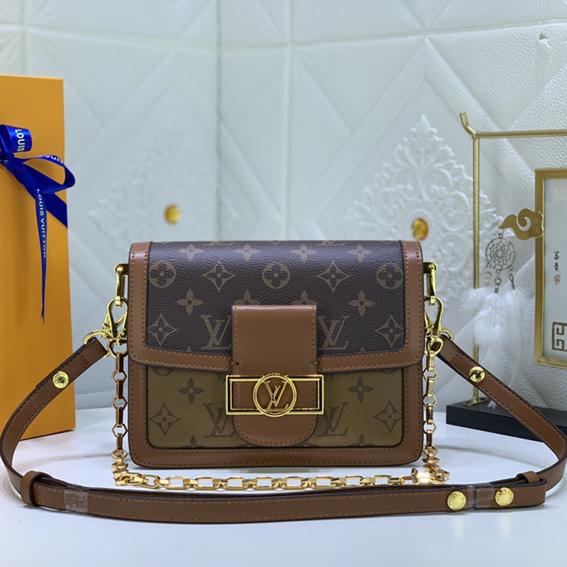 Dauphine Bag Large Bag Size 25*17*10.5，Medium Bag Size20*15*9，Mini Bag Size18.5*12*5cm