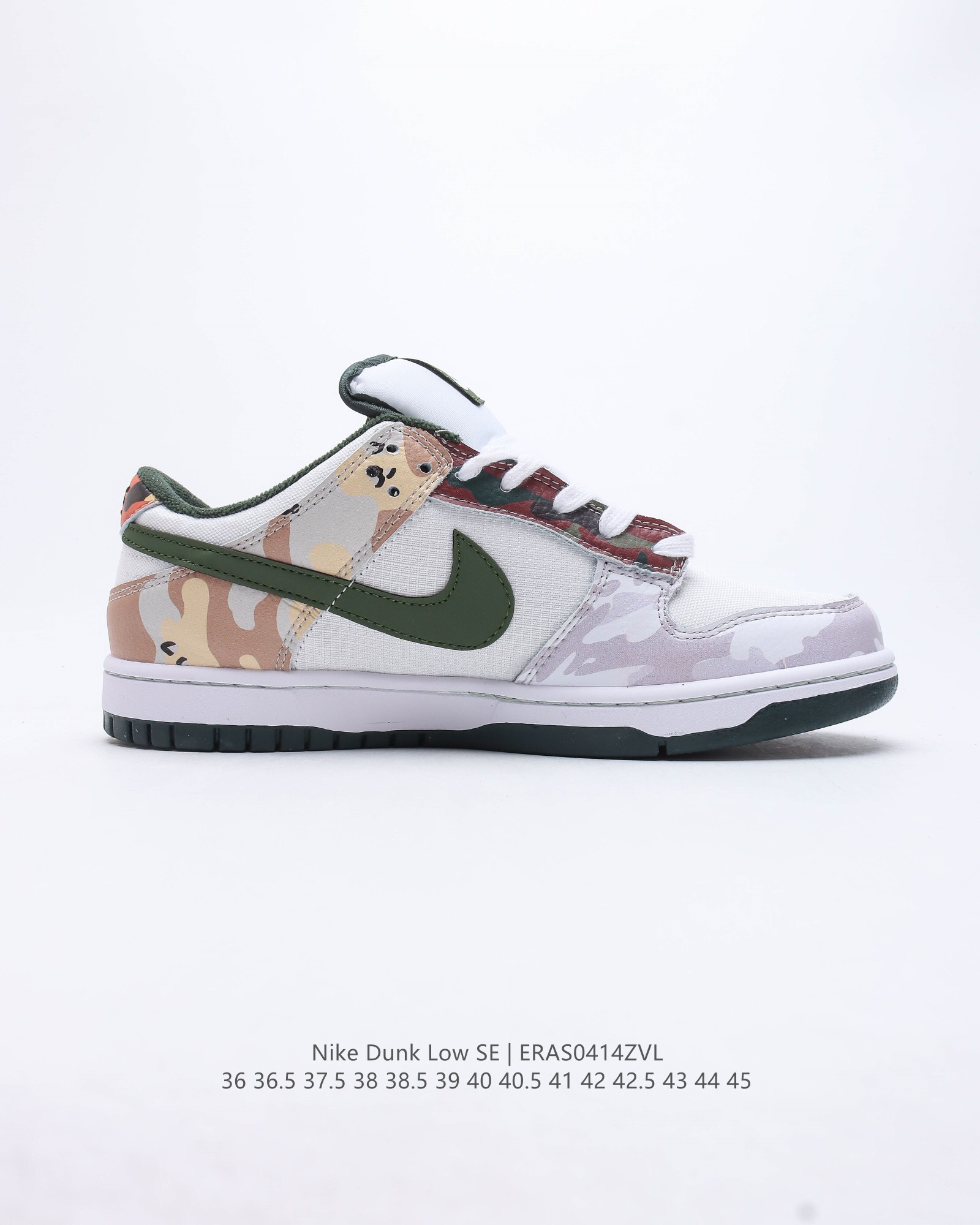 Sb dunk low se sail multi-camo casual shoes Size:EU36-EU45