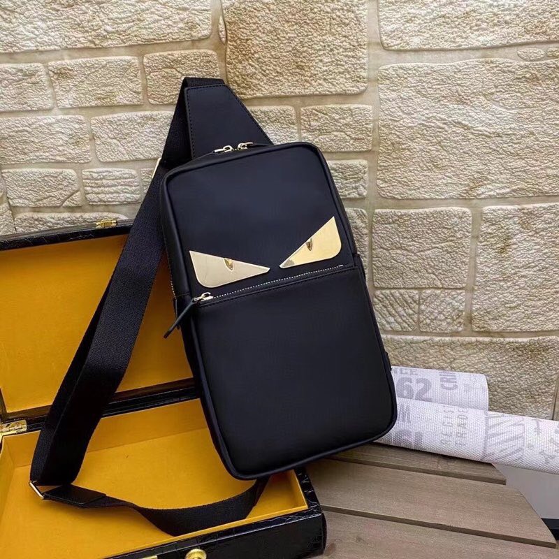 Little Monster Rectangular Backpack Men's Crossbody Chest Bag Size 30*17*6 cm