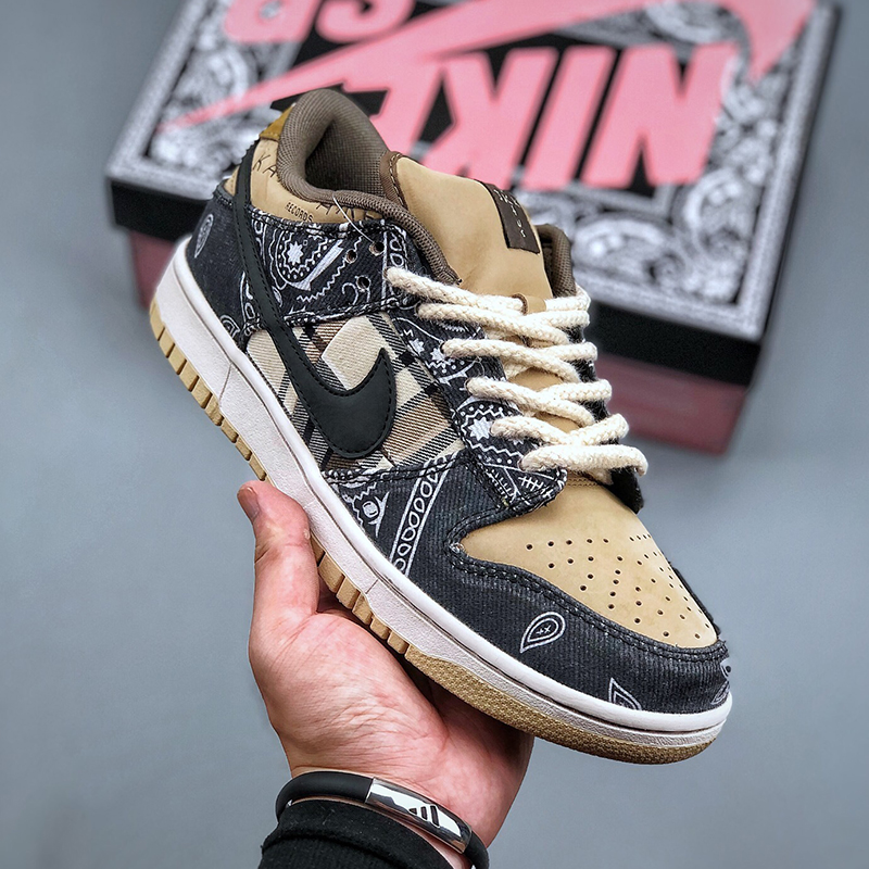 sb dunk × travis scott “jackboys” sport casual shoes Size：EU36-EU45