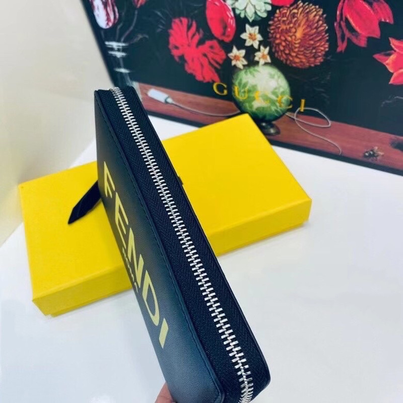 ROMA Men's Handbag Large Capacity Black Leather Wallet Size 20 * 10cm