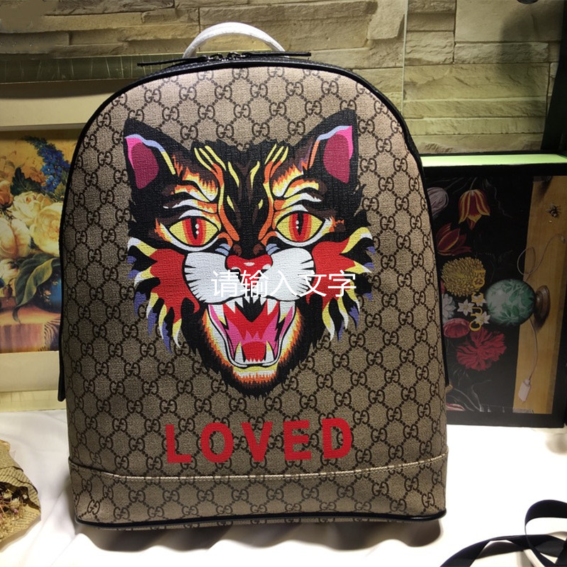 Canvas Backpack Men's Shoulder Backpack Size 31.5*41*14.5cm