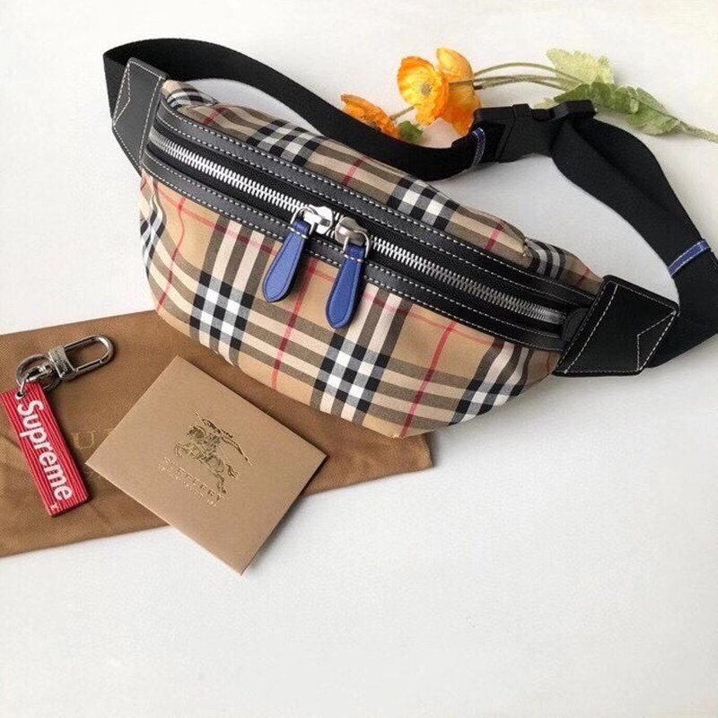Plaid Belt bag Unisex Fanny Pack Size 31*7.5*16cm