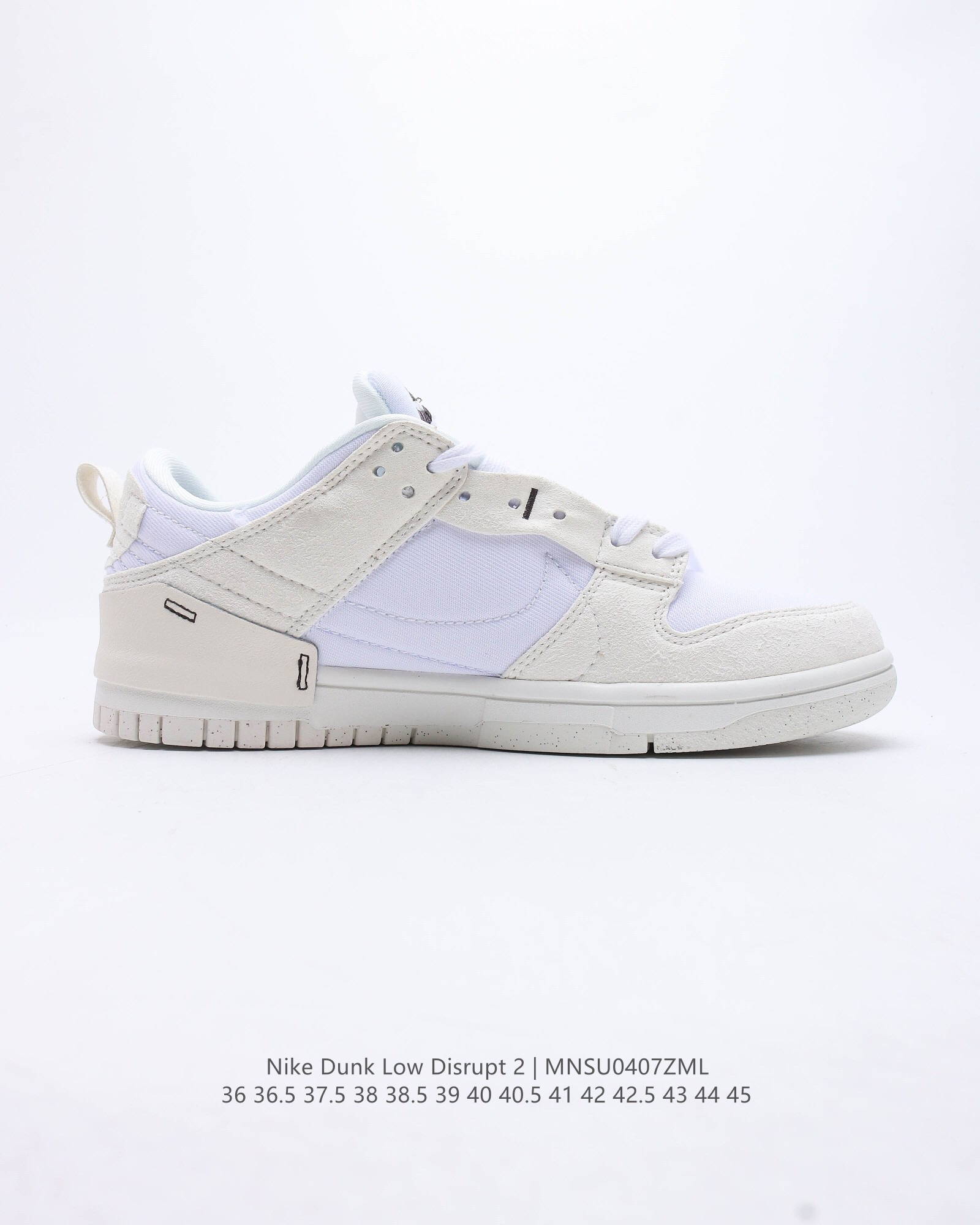 Wmns dunk low disrupt 2 pale ivory casual shoes Size：EU36-EU45