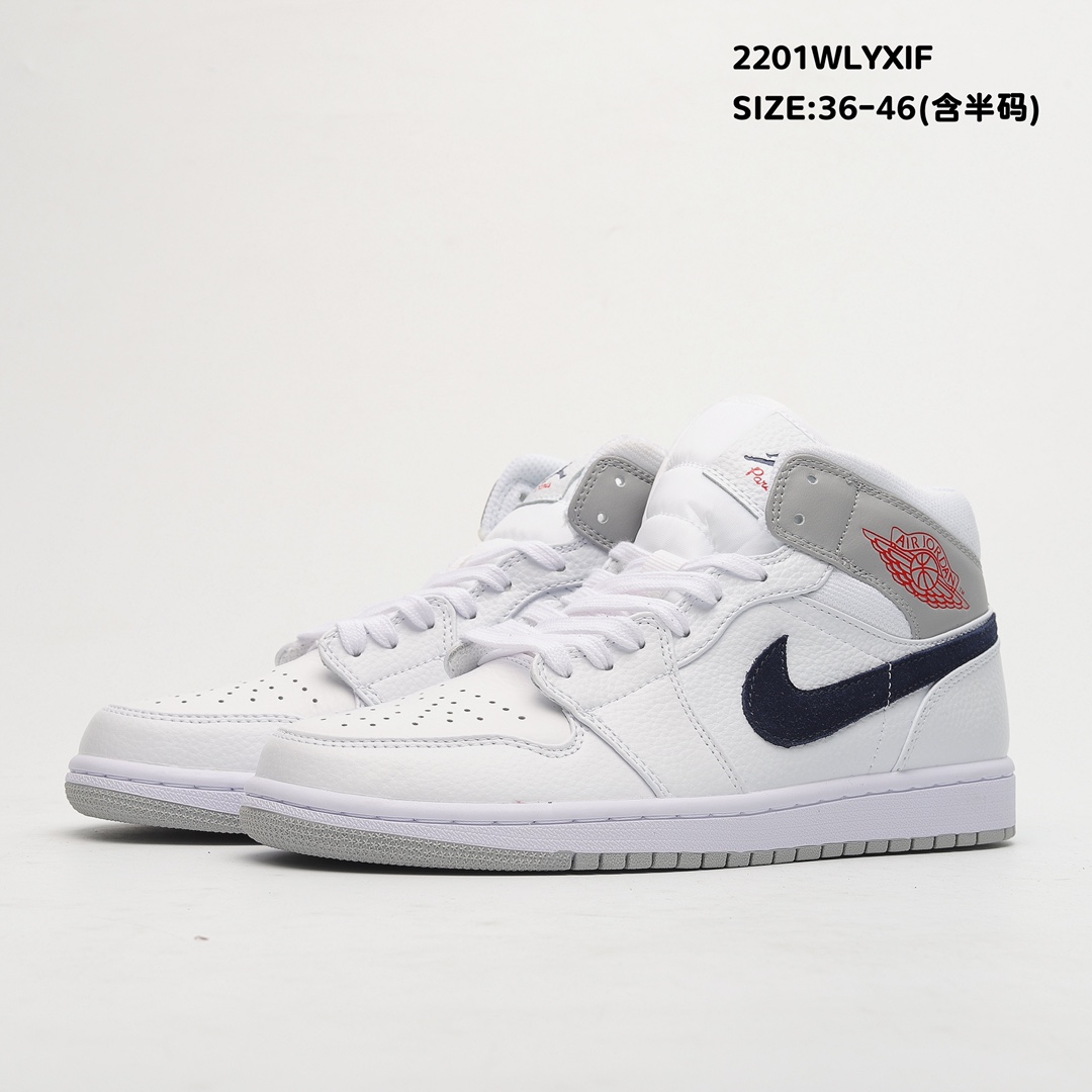 air jordan 1 mid wmns jordan brand Sport casual shoes Size:EU36-EU46