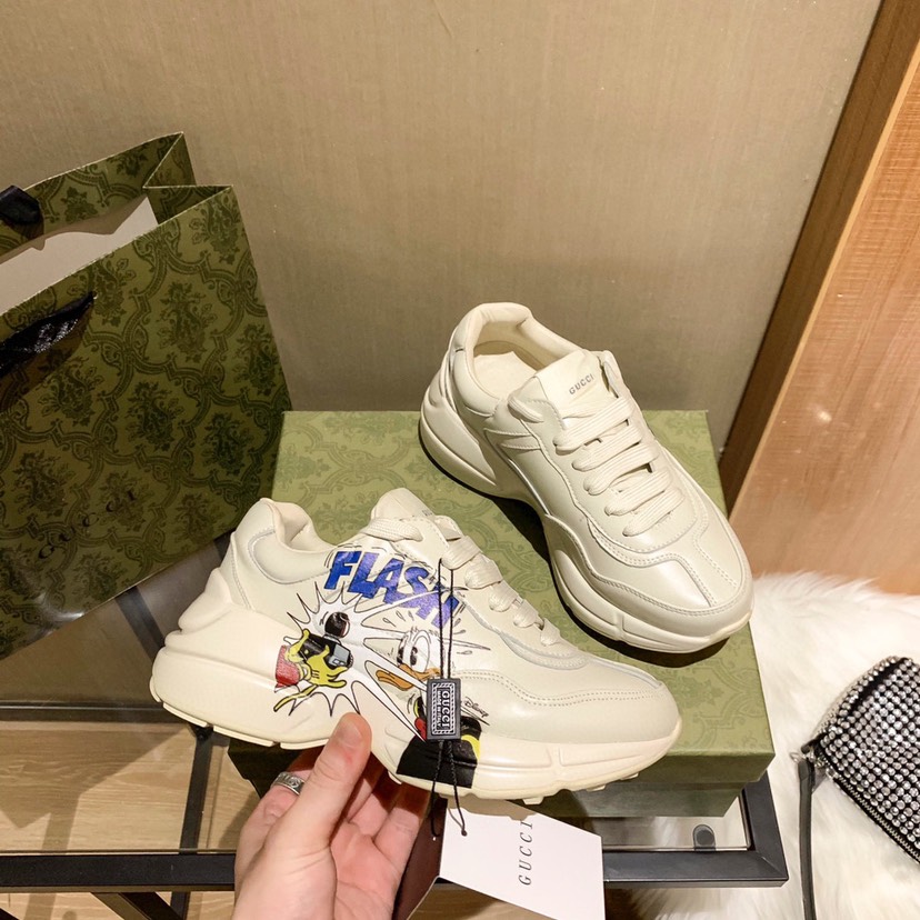 Rhyton Leather Sneakers Size:EU35-EU44