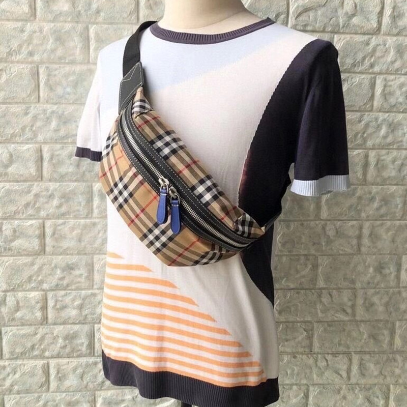 Plaid Belt bag Unisex Fanny Pack Size 31*7.5*16cm