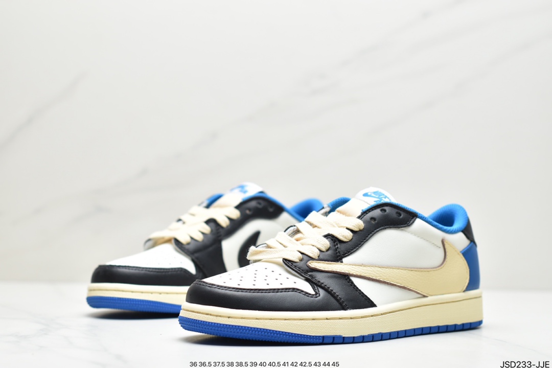 travis scott x air jordan aj1 low qx Sport casual shoes Size:EU36-E45