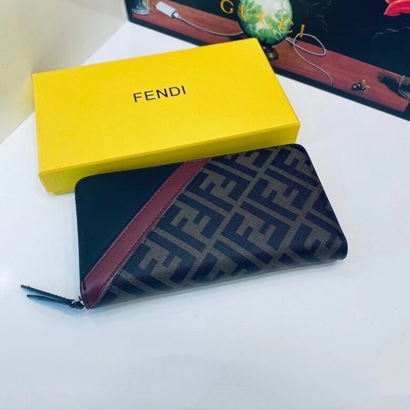 Men's Handbag Multi Card Large Capacity Black Leather Wallet Size 20 * 10cm