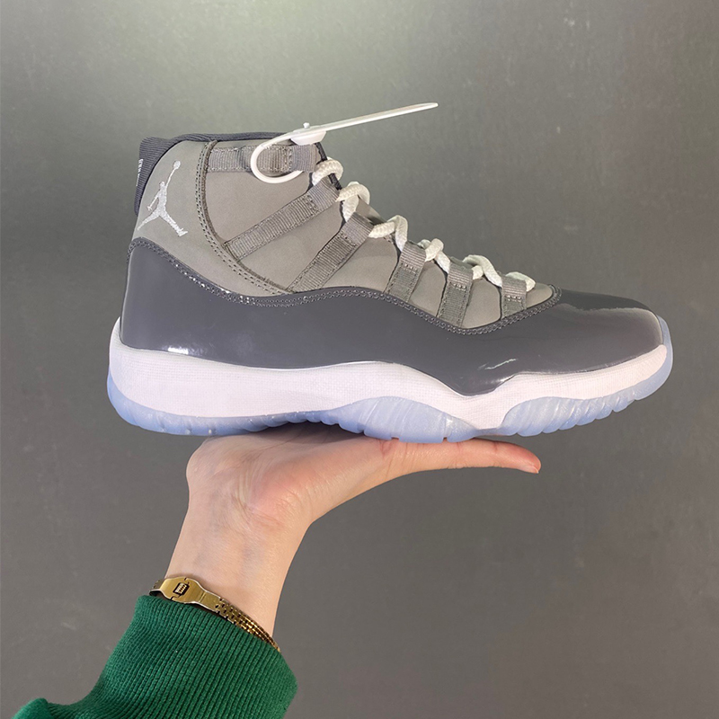 air jordan 11 retro aj11 Sport casual shoes cool grey Size：EU36-EU46