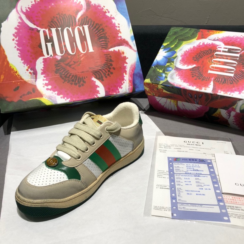 Screener Leather Sneakers Size:EU34-EU44