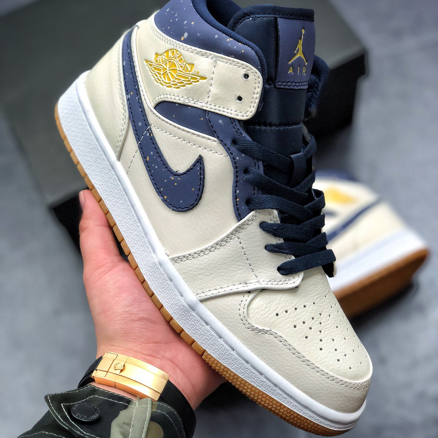 Air Jordan 1 Mid Leisure Board Shoes EU36-EU47.5/ US4-US13