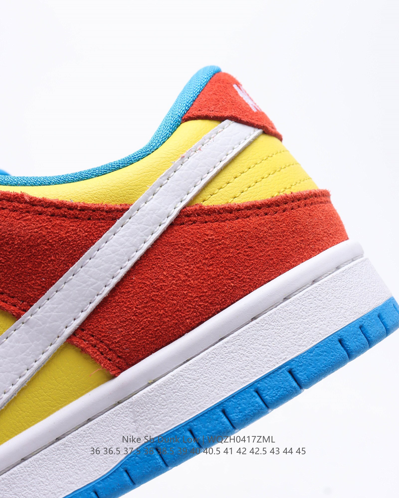 Sb dunk low bart simpson casual shoes Size:EU36-EU45