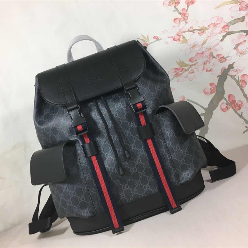 Men's Backpack  Cowhide  Shoulder Bag   Size 34*46*15 cm