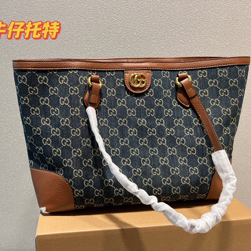 Denim ophidia Tote Bag Size:37*27CM