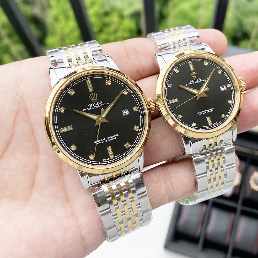 Classic Collection Couple Mechanical Watches,men40×11mm,women35×11mm Watch