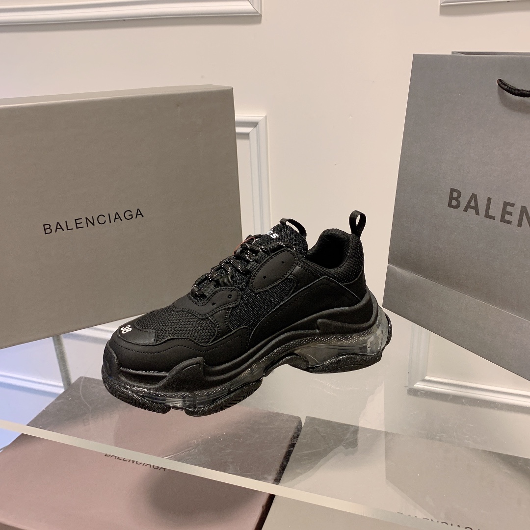 Triple S Clear Sole Women's Shoes Size:EU35-EU42